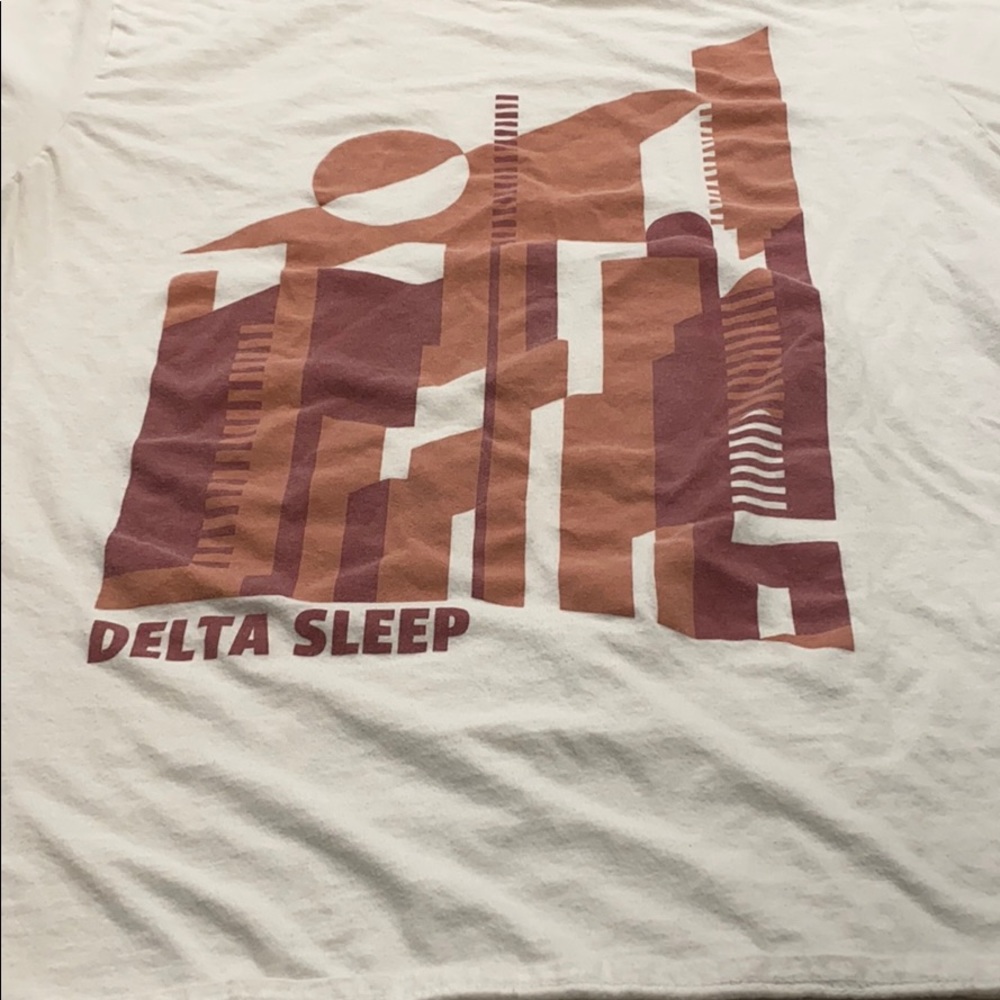 Delta Sleep Band tee! Rare UK Math Rock